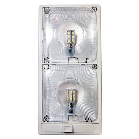 Spark EC Style Double LED Light with Optic Lens, Bright White SP652300