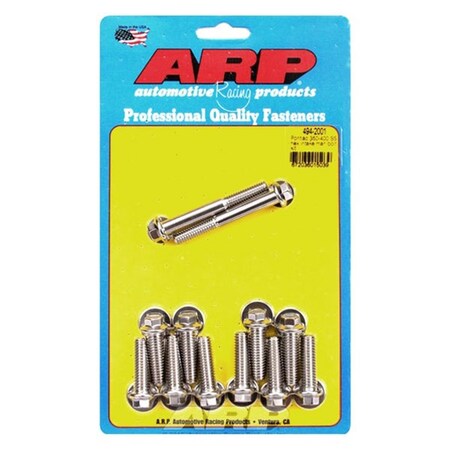 Arp 4942001 6 Point Stainless Steel Intake Bolt Kit for 1971 Pontiac Acadian ARP494-2001