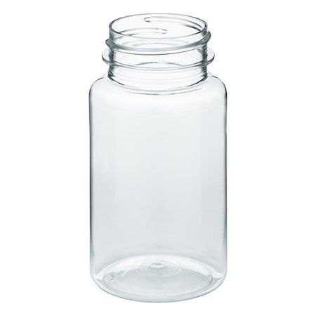 Qorpak Wide Mouth Bottle, PET, 92.08 mm H, PK470 PLA-06572