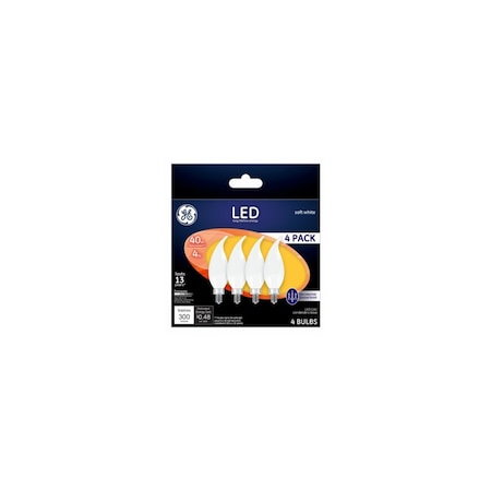 Current LED Decorative Light Bulb, Frosted, 4-Watts, 4PK 37418