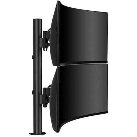 Atdec heavy duty dual monitor mount for heavier and curved monitors, suits flat displays up to AWMS-2-LTH75-H-B