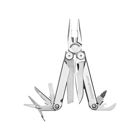 Leatherman Multi Tool Plier, 4 in L, Stainless Steel 832930