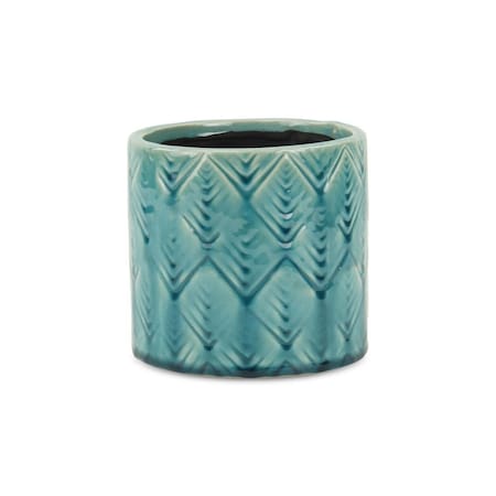 H2H 5.5 x 5.25 in. Arzati Pot, Turquoise H22844882