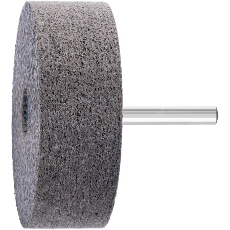 Pferd Unitized Mounted Point, Cylindrical Shape, 3 in x 1, 2AM (W), 1/4 in Shank, 5PK 47922