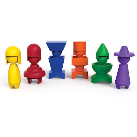 Roylco GEMO Dolls, Set of 6 R49750