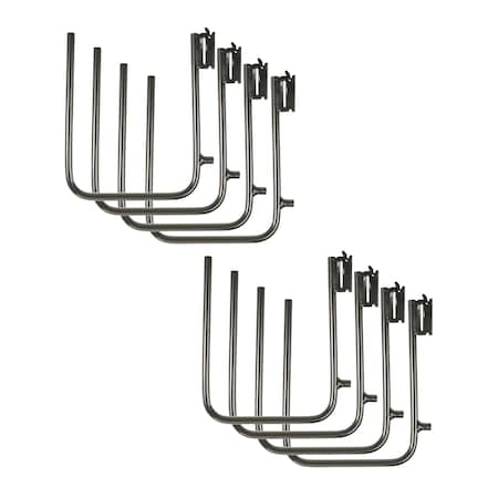 Mytee Products E-Track Square Bracket, Tie-Down Accessories w/ E Track Spring Fitting, 8PK ETK-SRx8