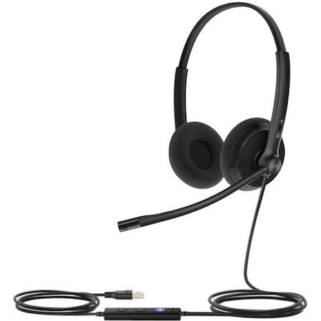 Yealink USB Wired Headset - Binaural Plug and Play connectivity to IP UH34-LITE-DUAL-UC
