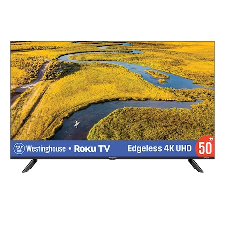 43'' Edgeless 4K UHD QLED Roku TV -  WESTINGHOUSE, WR43QX400