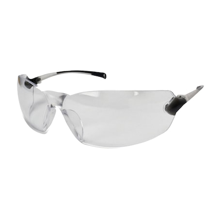Radians Balsamo, Safety Glasses, Anti-Fog & Anti-Scratch, Clear Lens, Clear Frame, Frameless, 1 PR BAL1-11
