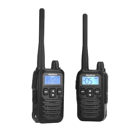 Nanfone Two Way Radio w/ Bluetooth, UHF 2W, 400-470 MHz, 2PK NF-781D (2 Pack)