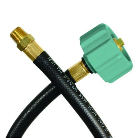 Jp Products 15 in. Pigtail LP Gas Hose with 0.25 in. ACME Nut To Male Thread JRP07-30615