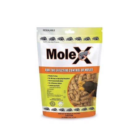 Molex Non-Toxic Bait Pellets For Moles 8 oz 620204-6D