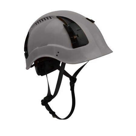 Malta Dynamics Safety Helmet, Polyethylene, Ratchet, Grey, Fits Hat Size One Size Fits Most HTG1100