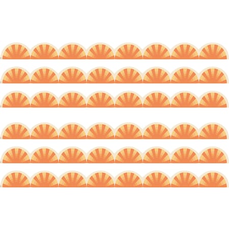 Teacher Created Resources Moving Mountains Road Trip Sunshine Die-Cut Border Trim, 35 Feet Per Pack, 6PK TCR9231