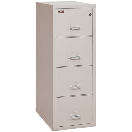Fireking 4 Drawer, 2 Hr Fire & Impact Rated, Vertical, 32" depth Legal Platinum 4-2157-2PL