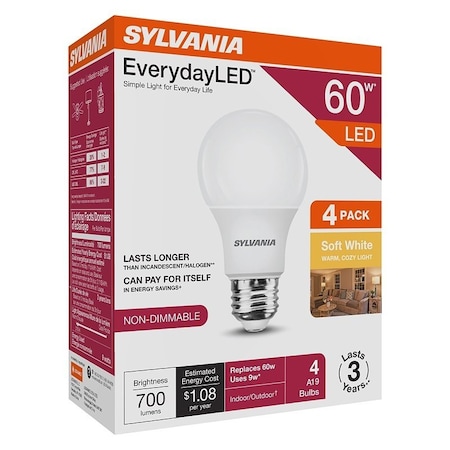 Sylvania BULB LED A19 SOFT WHITE 60W 42014