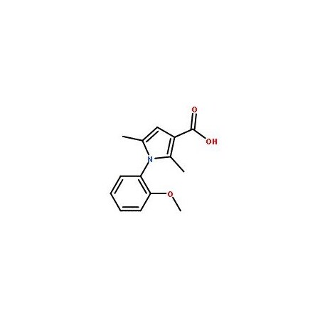 Ak Scientific 1-(4-Methoxyphenyl)-2, 5-dimethyl-1H-pyrrole-3-carboxylic acid (100mg), CAS 3807-58-7 1546AP-100mg