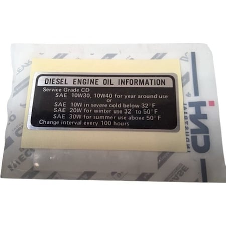 Cnh DECAL, CNH OEM SBA190196490 SBA190196490