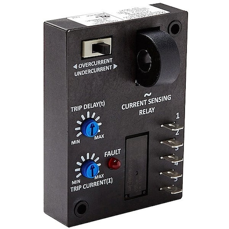 Macromatic Monitor Relay, 10 A, 120VAC, 4 Pins CAH50A2AD-G