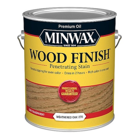 Minwax Wood Stain, 1 gal, Weathered Oak 710470000