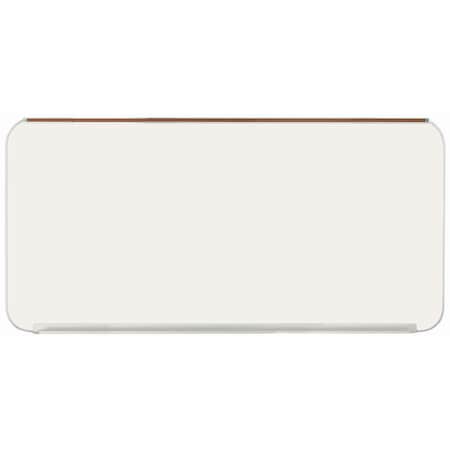 Aarco All Purpose Professional Series High Gloss White Porcelain on Steel Marker Board, 48''Hx96''W RDS4896