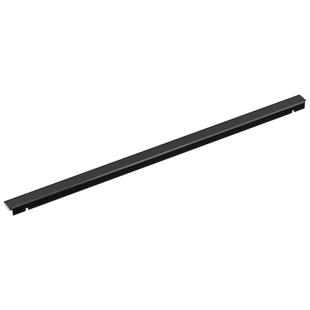 Delta 24 in Linear Shower Drain Wall Edge In Matte Black DT0732470-BL