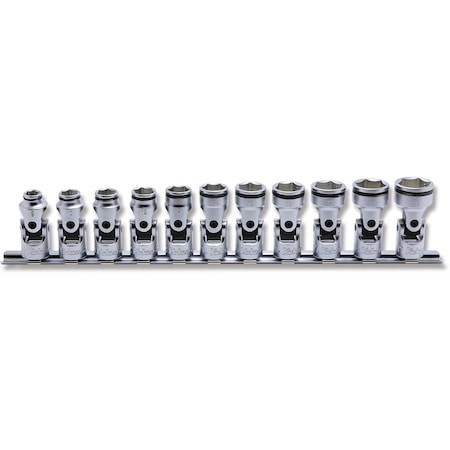 Ko-Ken Usa 3/8 Sq. Dr. Universal Nut Grip Socket Set  8Mm-19Mm - 11 Pieces RS3441M/11