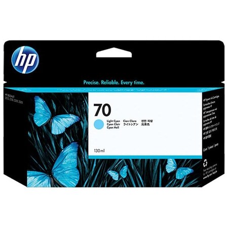 Hp 70 (C9390A) Light Cyan Original Ink Cartridge (130 ml) C9390A