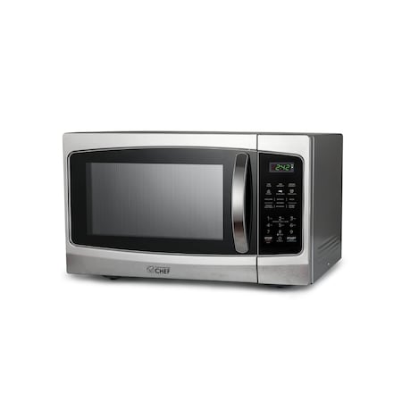 Commercial Chef 1.3 cu ft. 1000 - Watt Countertop Microwave Oven CHM13MS6