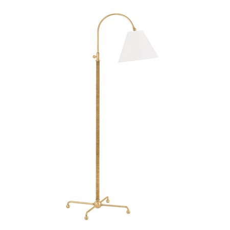 Hudson Valley Lighting Mark D. Sikes X Curves No.1 1 Light Table Lamp 18.5 In. Aged Brass MDSL502-AGB