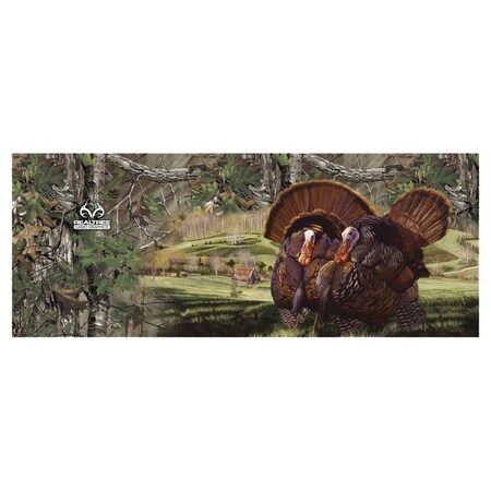 Realtree Tailgate Decal, Turkey with Xtra Camo, Vinyl Adhesive RTG5500