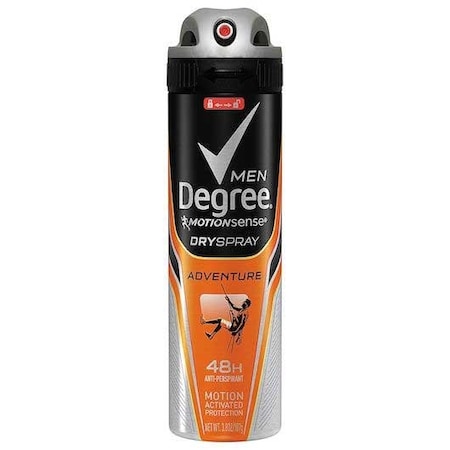 Degree Men MotionSense Adventure Antiperspirant Dry Spray, 3.8 Ounce, 12PK 34368