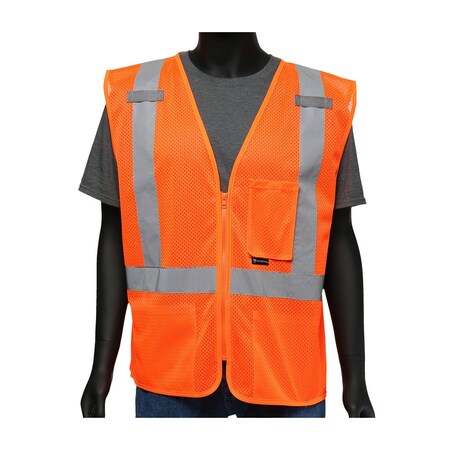 Pip ANSI Type R Class 2 Three Pocket Mesh Vest 47210/XL