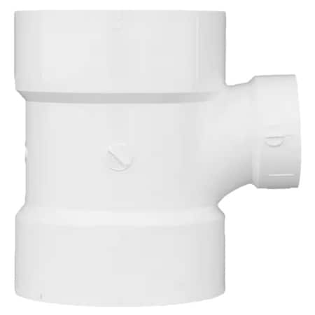 Charlotte Pipe And Foundry PVC 004011200HA 3X1-1/2 RED SANITARY TEE PVC DWV PVC 00401 1200HA