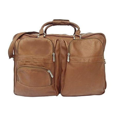 Piel Leather Complete Carry-All Bag - Saddle 8829