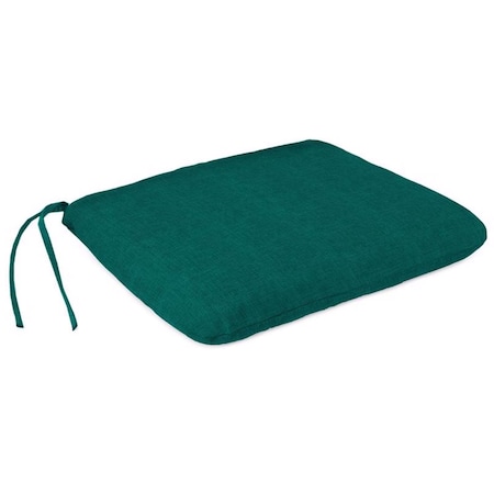 Jordan Mfg Teal Polyester Chair Cushion 3 in. H X 15 in. W X 18 in. L 9603-6828Q