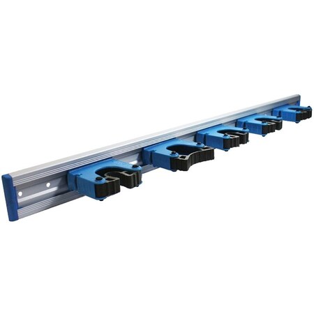 Unger Professional Cleaning Tool/Handle Holder, Aluminum, Blue 964770