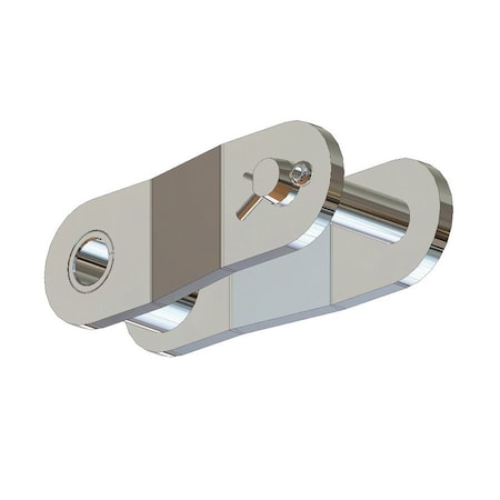 Senqcia Hi-Max Conveyor Series Double Pitch Cottd Off Link, C2050SS chain, 1.25P, 1.02 OAW, .2 Pin, 304SS C2050SSHMOL