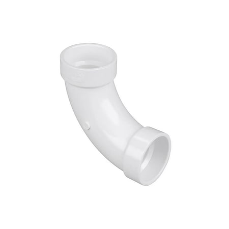 Thrifco Plumbing 3" PVC DWV Long Sweep 1/4 Bend (H x H) 6752278