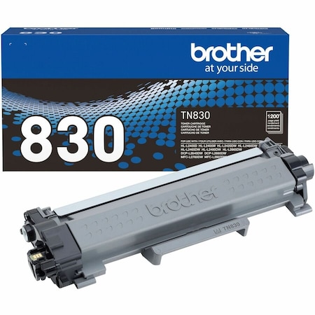Brother Standard Yield Black Toner Cartridge 1,200 Yield TN830