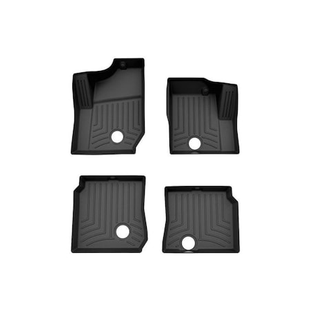 Weathertech Black, Front and Rear FloorLiner HP 441793-1-2IM