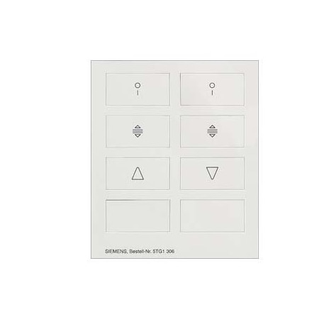 Siemens DELTA style, pictogram sheet for rocker switch SERIES 5TG1306
