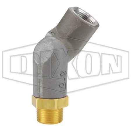 Dixon 1 in MNPT x FNPT ALUM CAST Body BRASS DAC1010