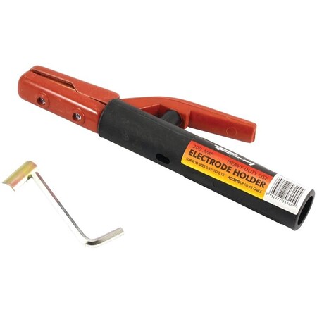 Forney Medium-Duty Electrode Holder, 3/16 in Max Electrode Size, #2 Cable Connection, 300 A 56200