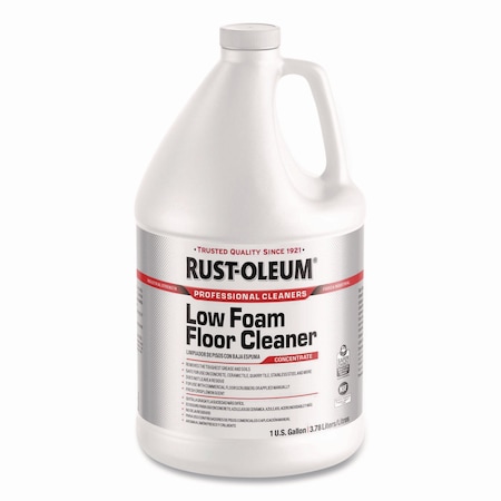 Rust-Oleum Industrial Low Foam Floor Cleaner, Lemon Scent, 1 gal Bottle, 4PK 382263