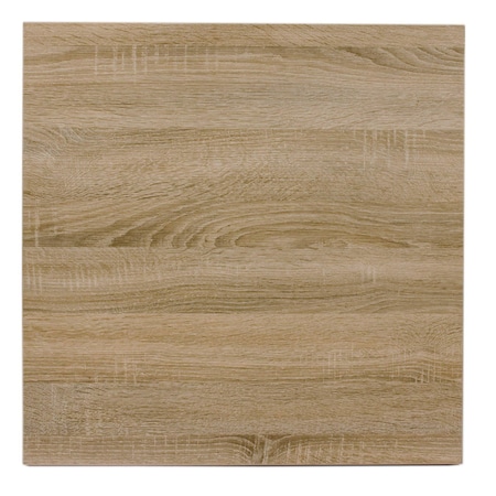 Bfm Seating Midtown Table Top - 1 7/8in Melamine with Honeycomb Core - 24x24 Sawmill Oak SO2424