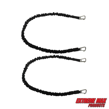Extreme Max 3006.2771 BoatTector High-Strength Line SnubberStorage Bungee Value-48" w Compact Hooks 3006.2771