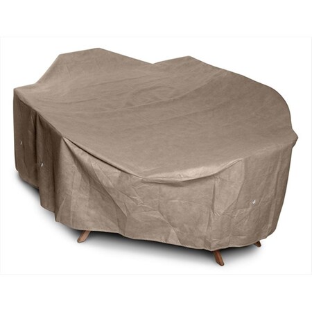 Koverroos III Supersize High Back Dining Set Cover- Taupe - 140 L x 80 W x 36 H in. 31462