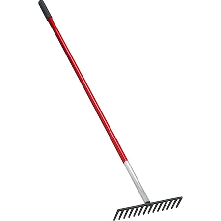 Corona Tools Level Head Rake, 14 in. Head, 14 Tines, Aluminum Handle RK 64060
