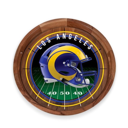 Picnic Time Family Of Brands NFL Los Angeles Rams - Barista Serving Tray with Glass Insert 907-09-511-334-2